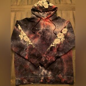 Civil Regime White Rose Hoodie ‘Blessed Ashes’